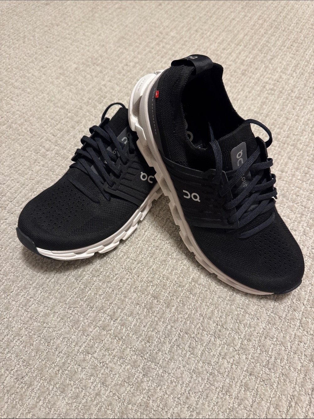 On Running Cloud Swift 3 Black/White Running Sneakers Womens size 9 - Picture 3 of 9